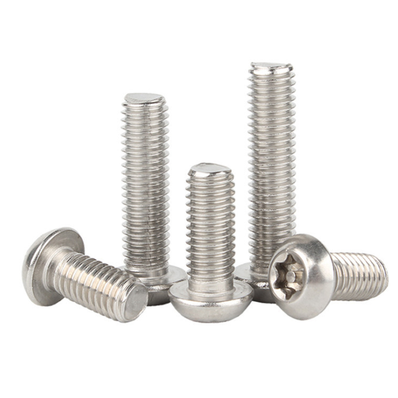 M3m4m6m8m10 304 stainless steel pan head plum blossom column machine screw hexagon socket star anti-theft screw