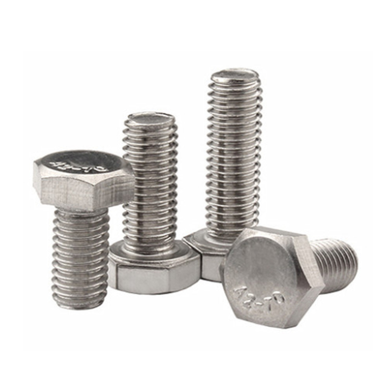 M4m5m6m8m10m12 304 Stainless Steel Anti tooth external hexagon bolt hexagon head left-hand hexagon screw