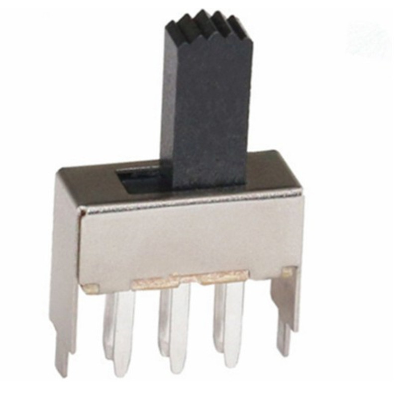 Slide switch 6 / 7 position pin 4 way slide switch waterproof aluminum slide switch for hair dryer