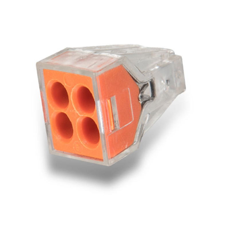 Compact Lever Nut Wire Conductor Quick Terminal Block 222 Circuit Inline quick connect splice push wire connector