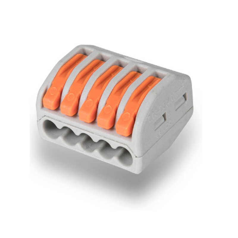 Mini Fast Wire Cable Connectors Universal Compact Conductor Spring Splicing Wiring Connector Push-in Terminal Block