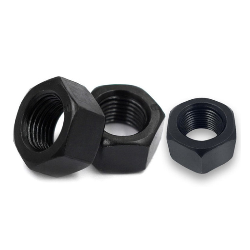 korea Grade 8.8 blackened hexagon nut gb6170 high strength nut m3m4m5m6m8m10m22m27m30-m36