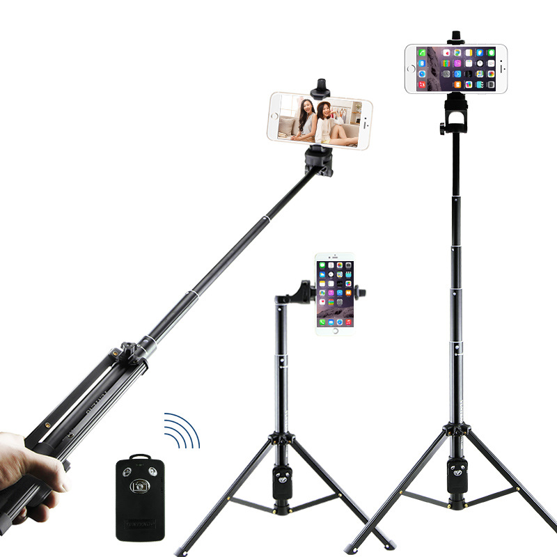 Mobile phone selfie stick tripod, portable bluetooth camera, vibrato live broadcast, video tripod stand