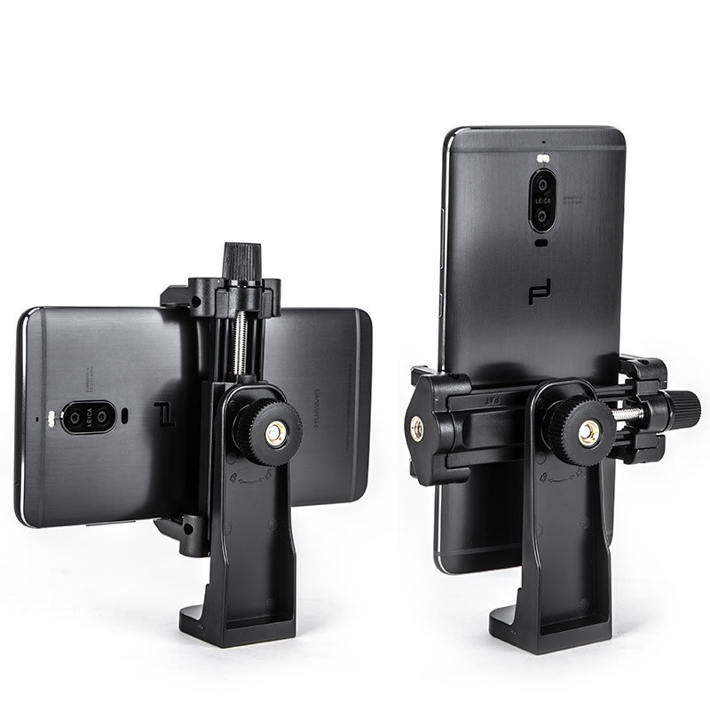 Photograph horizontal and vertical mobile phone clip PTZ clip universal bracket accessories anchor live broadcast tripod fixing clip