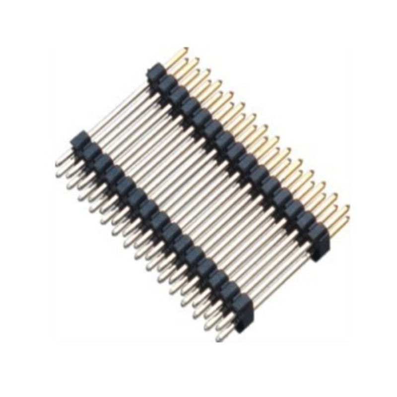 2.0 pitch pin header, double row double plastic straight plug, glue height 1.5/2.0 2~40P board to board connector