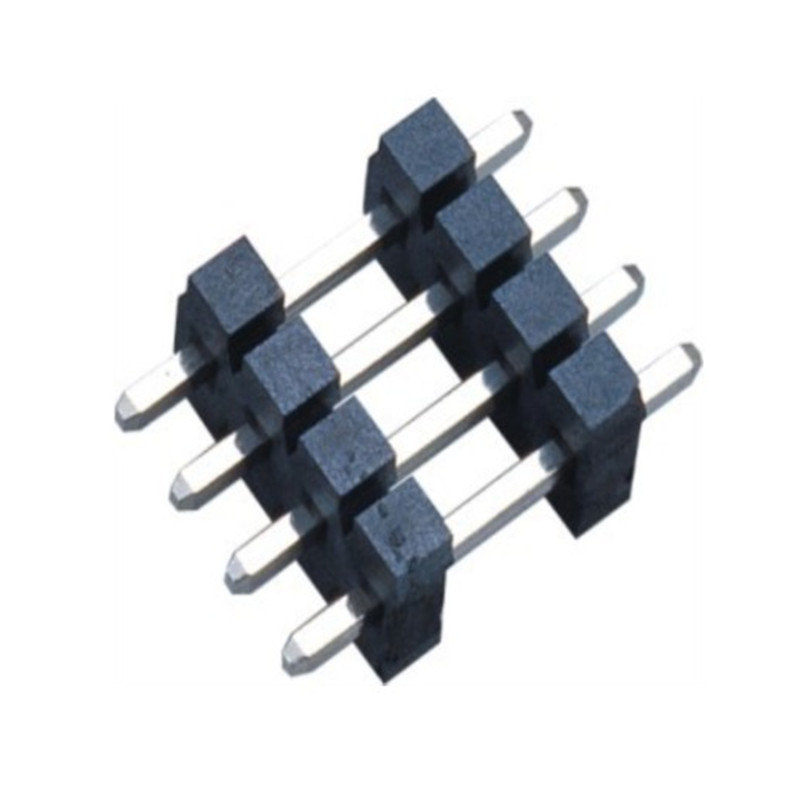 3.96 pitch single row pin header double plastic plastic height 3.2 connector