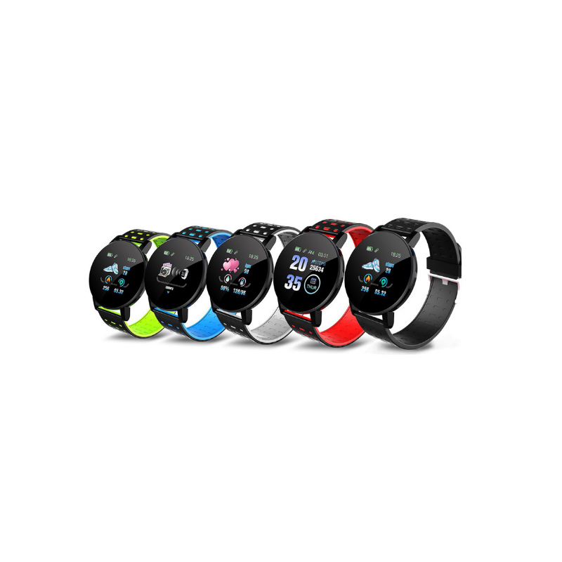 Smart Bracelet color screen kinescope step heart rate and blood pressure monitoring reminder cross border smart Bracelet