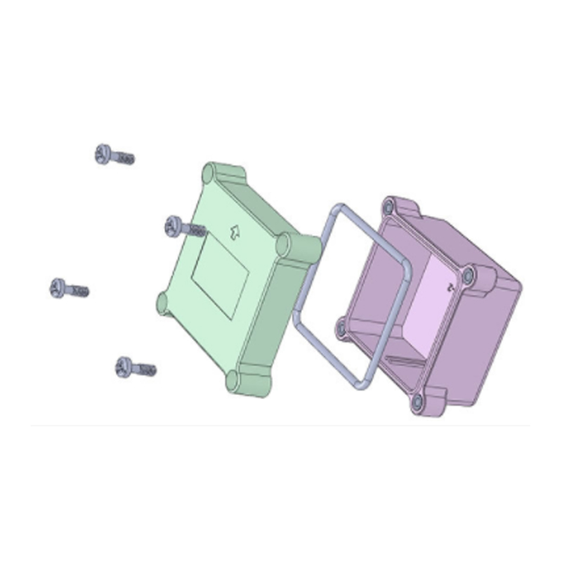 Plastic shell, chassis, junction box, plastic waterproof box 11-202