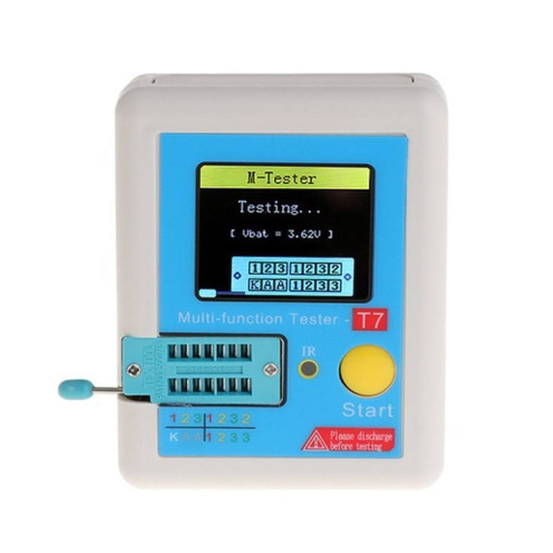 LCR-T7 Transistor Tester LCR-TC7 Full-color screen graphic display ESR meter multi-function test