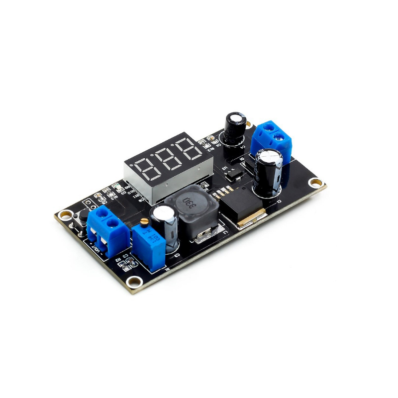 VHM-143 LM2596 Adjustable Buck Module DC Power Supply Digital Display Green Display DC-DC Wide Voltage