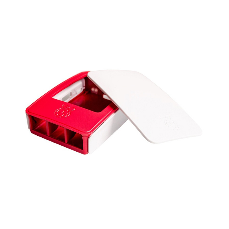 Compatible with Raspberry Pie Generation 3/4 type B Red&White Case Suitable for Generation 3 / Generation 4 Box PI