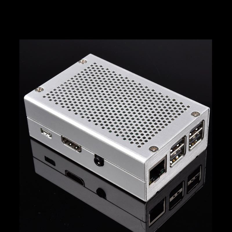 Support Raspberry Pi 3B/3B+ Raspberry pi aluminum cooling enclosure Compatible fan and heatsink