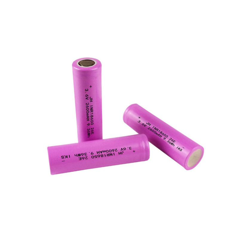 18650 lithium battery 3.7v2600mah power lithium battery strong light flashlight rechargeable lithium battery