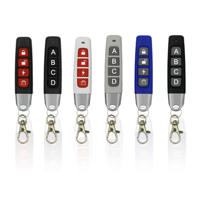 Four-button color small volume wireless remote control learning code little thumb copy wireless remote control handle