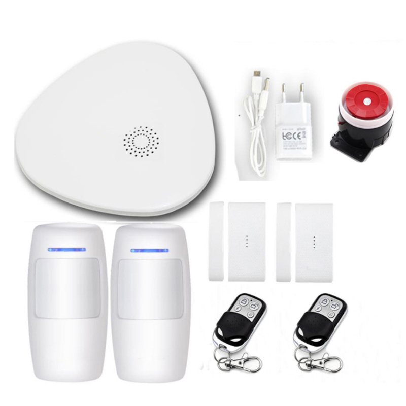 WIFI anti-theft alarm Chinese, English, Spanish and Russian WIFI alarm not online phone text messages