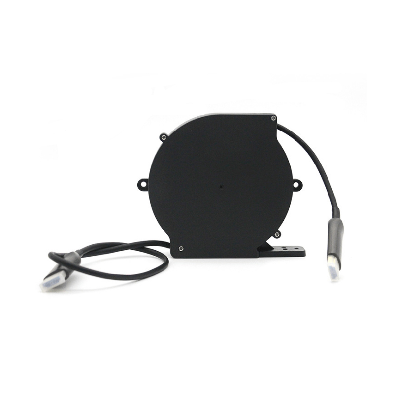 Small reel office equipment built-in power cord reel two-core wire stretched five meters take-up reel