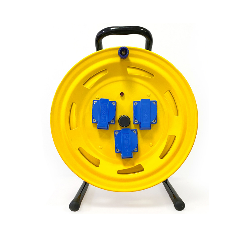 220V cable reel double leakage double control waterproof and dustproof socket cable reel empty reel 30m 50m line
