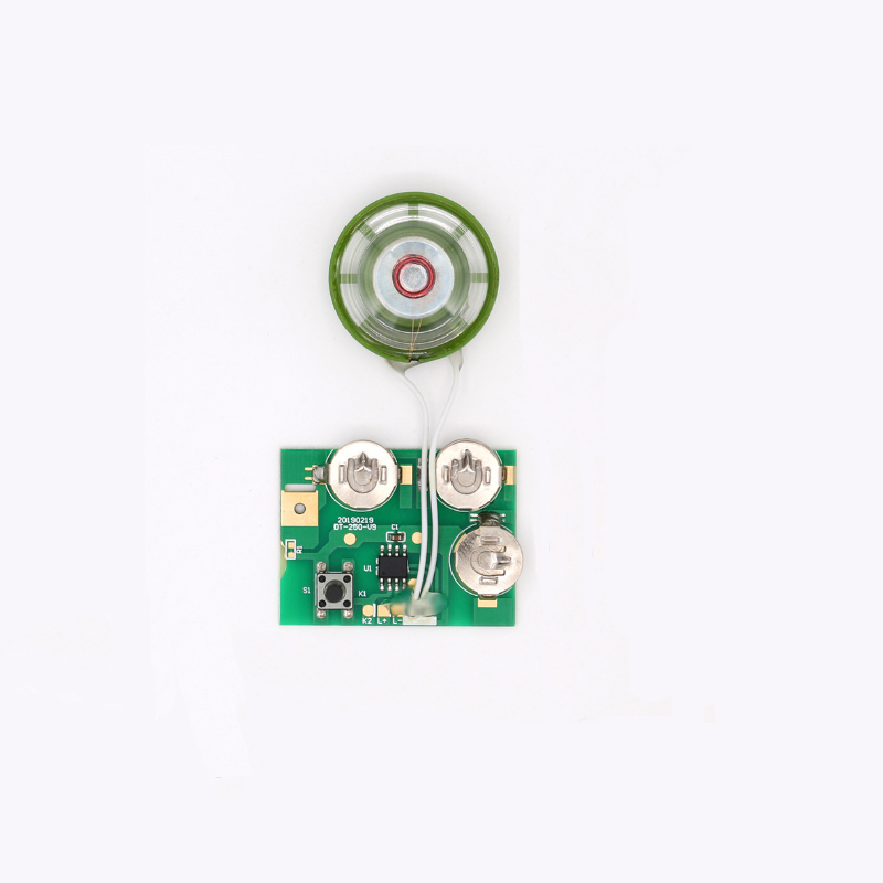 Electronic toy accessories greeting card movement music box movement button music movement recording chip