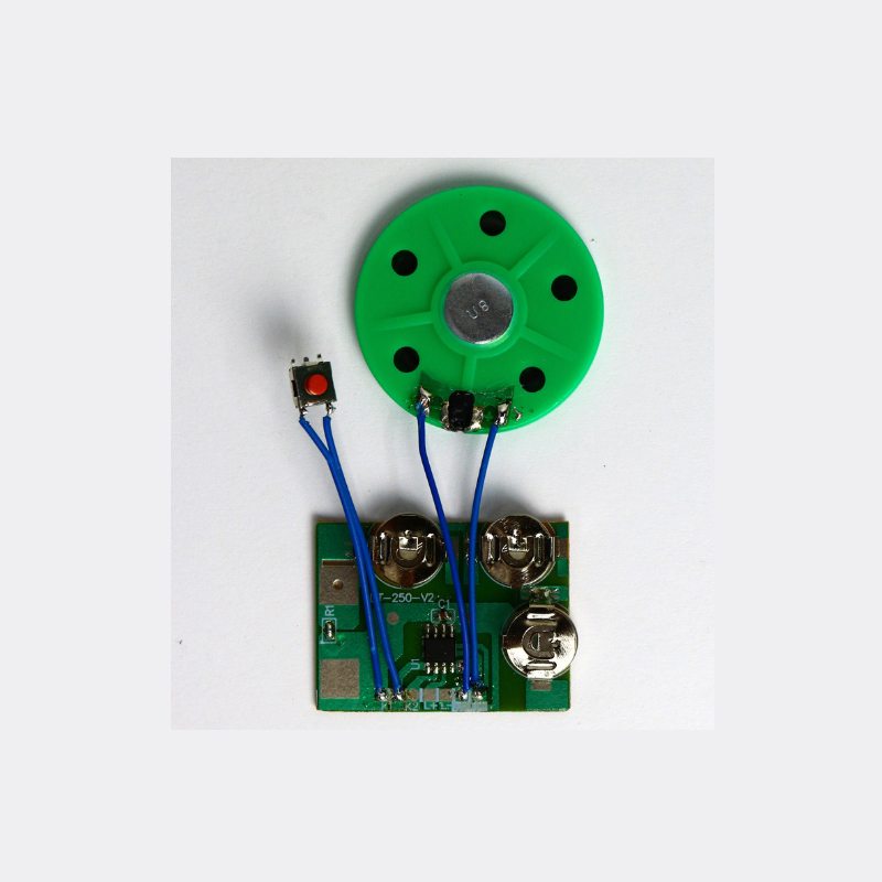 Toy accessories electronic button music movement wholesale e-card voice module movement