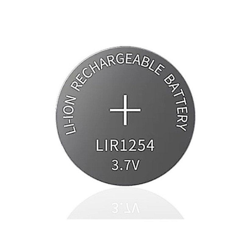 LIR1254 rechargeable button battery 3.6V rechargeable lithium battery wireless Bluetooth headset battery