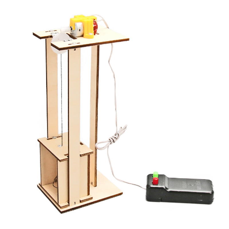 Diy elevator lift,diy manual elevator for children and students educational science and technology small production of scientific experiment materials package wholesale