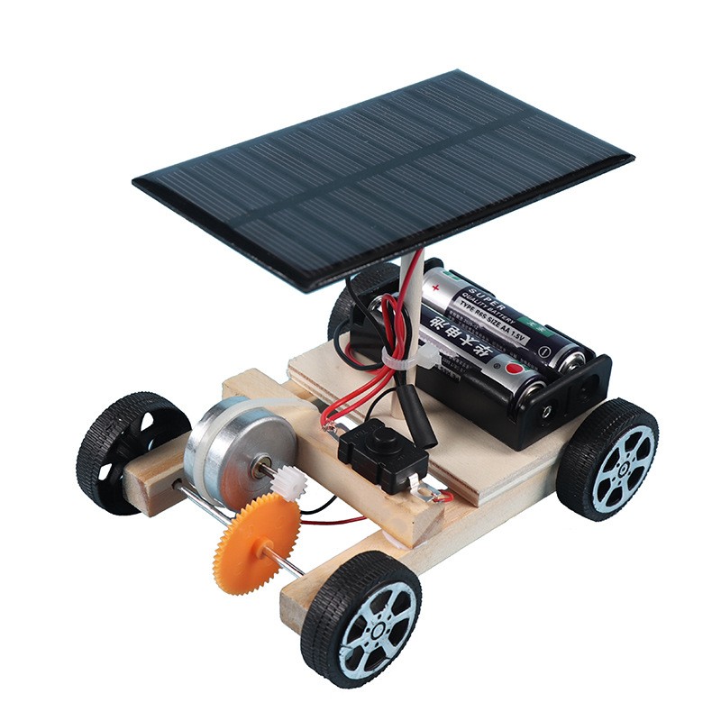 Creative Invention of DIY Electric Solar Racing Science Experiment Innovation Works for Small Technological Production of Solar Cars