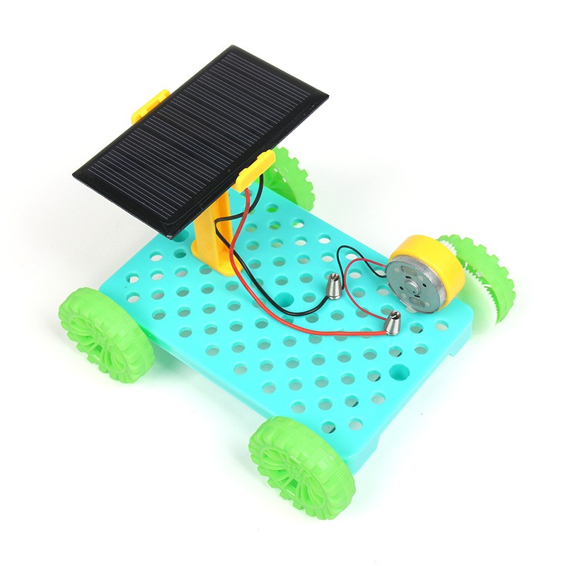 Solar Adventure Car Primary School Science Experiment Material Package Production Electric Toy Car Fun Technology Mini Production
