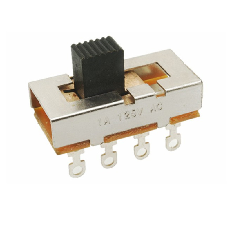 Vertical toggle ss-23l02 toy 3rd gear sliding switch travel switch without ear double row with hole