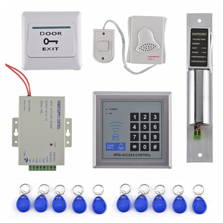 Password swipe card access control machine