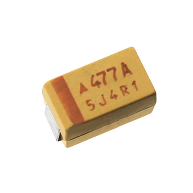 E-type 477A 7343 package 10V470UF tantalum capacitor