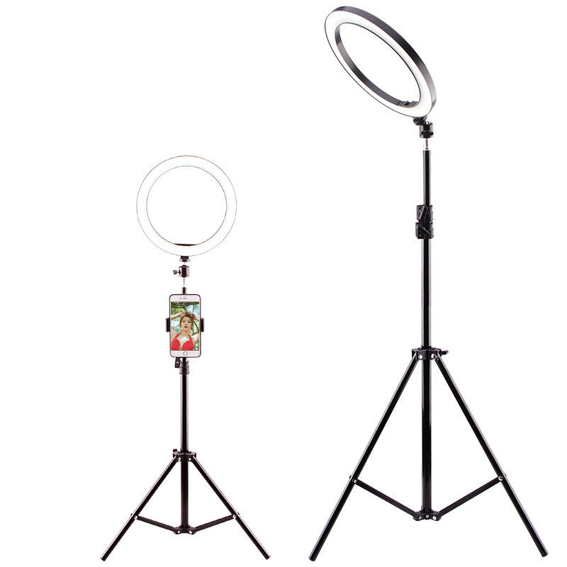 Internet celebrity live broadcast fill light anchor mobile phone holder led ring light selfie photography photo beauty lighting lamp stand