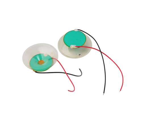 dia 31.8mm green double side piezo ceramic element with 48mm diaphragm