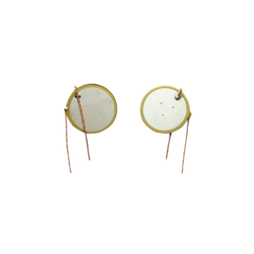 dia 21.5mm 4.0KHZ frequency double side piezo element with braided wire