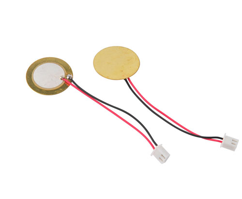 27mm 3.9KHZ brass piezo ceramic element with wire and connector