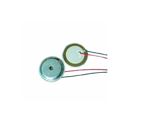 27mm 4.0KHZ frequency brass piezo element with Aluminum shell and wire