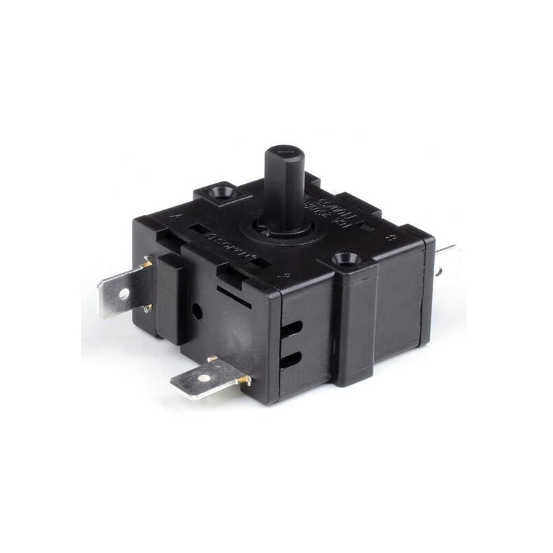 Rotary Switch Selector Electric Room Heater Plastic Rotary Switches AC 250V 16A 3 Position 2position 5pin Oven Stove Black
