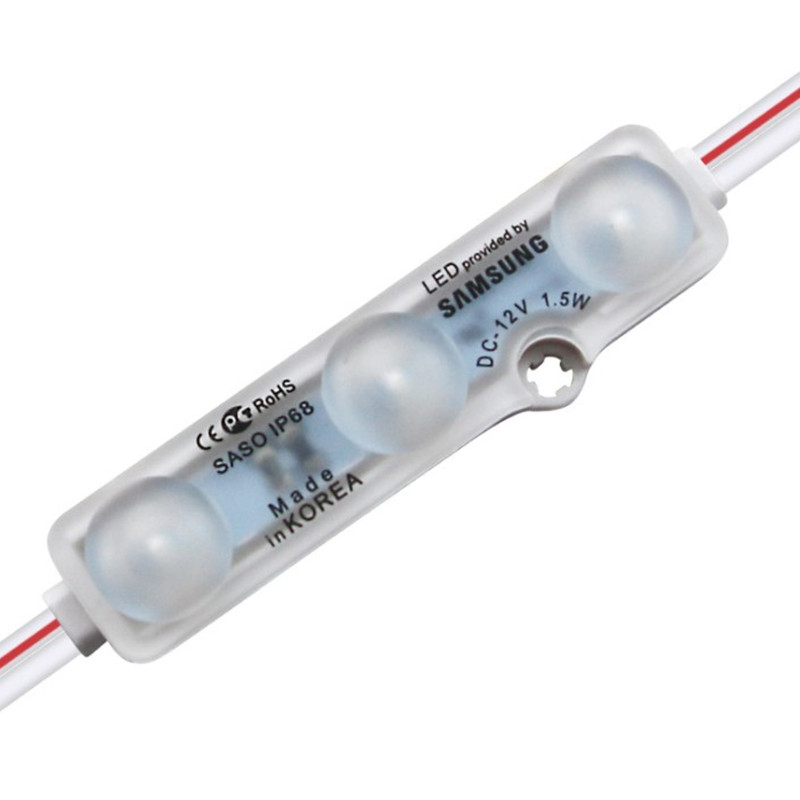 South Korea led 5730 highlight ABS injection module IP68 waterproof 170° luminous DC12V 1.5w module