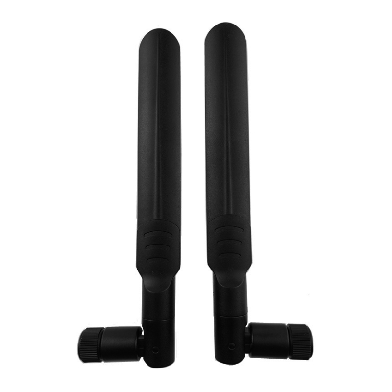 2.4/5.8g dual band WiFi router high gain omnidirectional rubber stick antenna 6dB signal enhanced smaj antenna