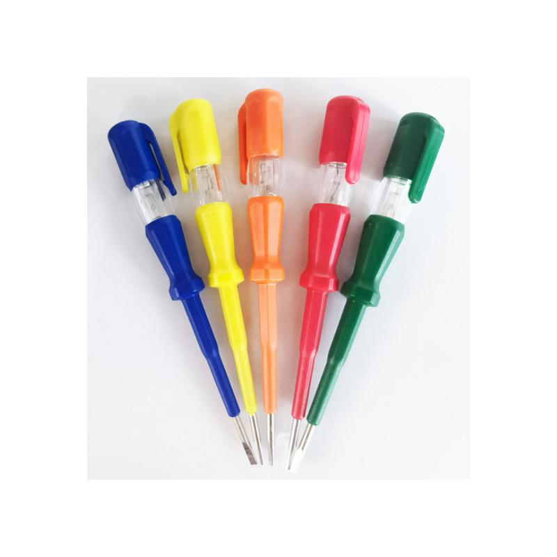 Caneta elétrica colorida com gancho Mini caneta de teste elétrica colorida 140MM ponto de atacado de fábrica