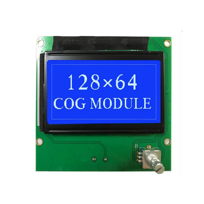 tela LCD de 3,2 polegadas 12864 tela STN personalizada display industrial com biblioteca de caracteres chineses módulo COG de tela matriz de pontos