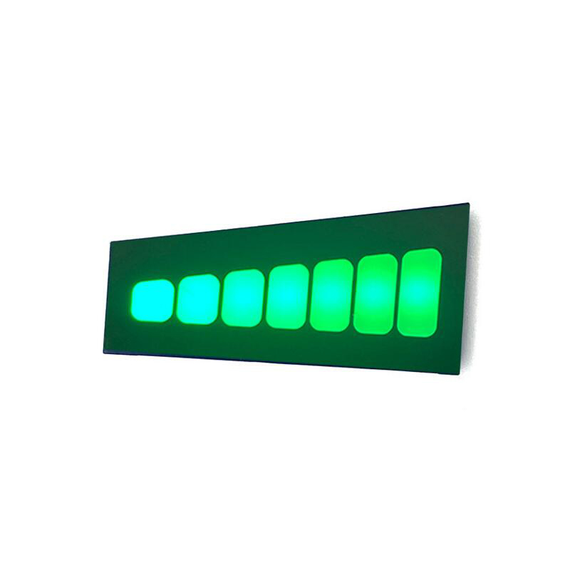 Display de segmento de luz 3316 tubo de exibição trapezoidal de sete segmentos Display de nível de bateria Tubo digital LED com destaque verde esmeralda