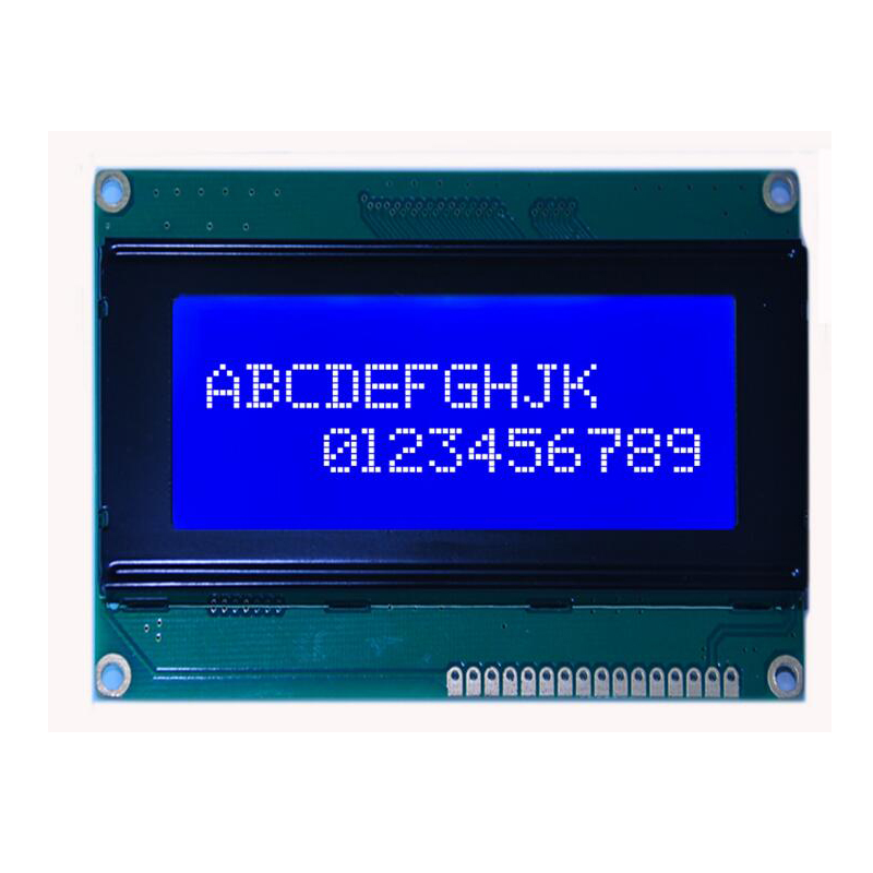 STN fundo azul display de texto branco fabricante de módulo LCM COB tela LCD módulo de matriz de pontos de 2004 caracteres