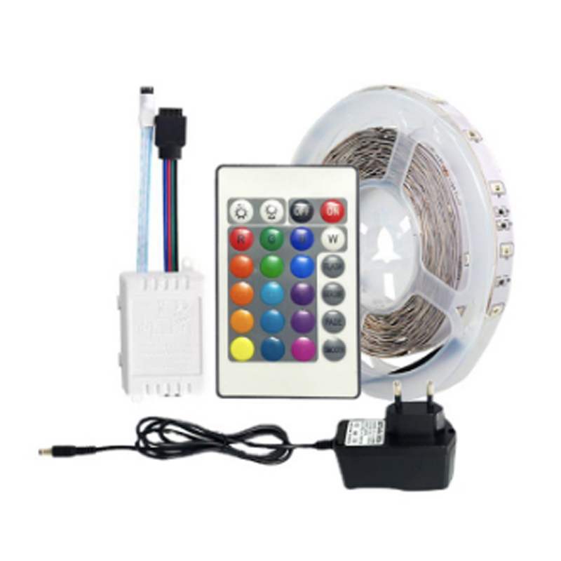 Low voltage LED light with 12v 2835 waterproof 54 lights RGB blister suit colorful color changing soft light bar atmosphere light