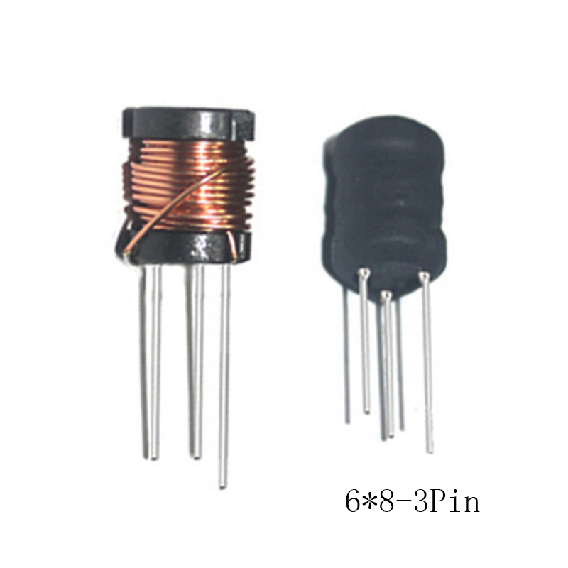 Customized Radial Leaded Inductor 330uh 6*8 Drum Core Coil