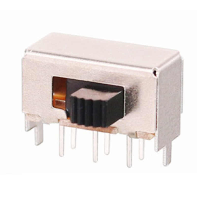 Micro mini interruptor deslizante horizontal de 12 pinos interruptor liga-desliga mini interruptor deslizante