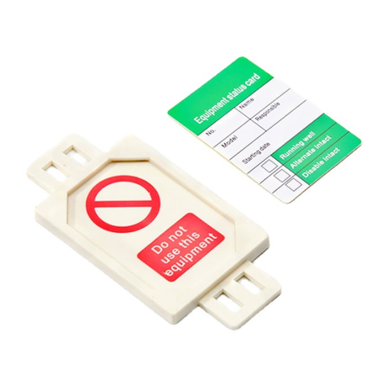 Miniature multifunctional standard scaffolding listed PVC inner cardboard 81*31.9MM dangerous safety sign