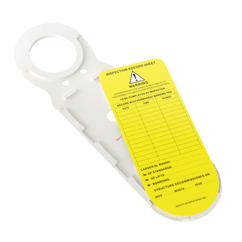Scaffolding tag can write site engineering safety warning sign loto lock tag