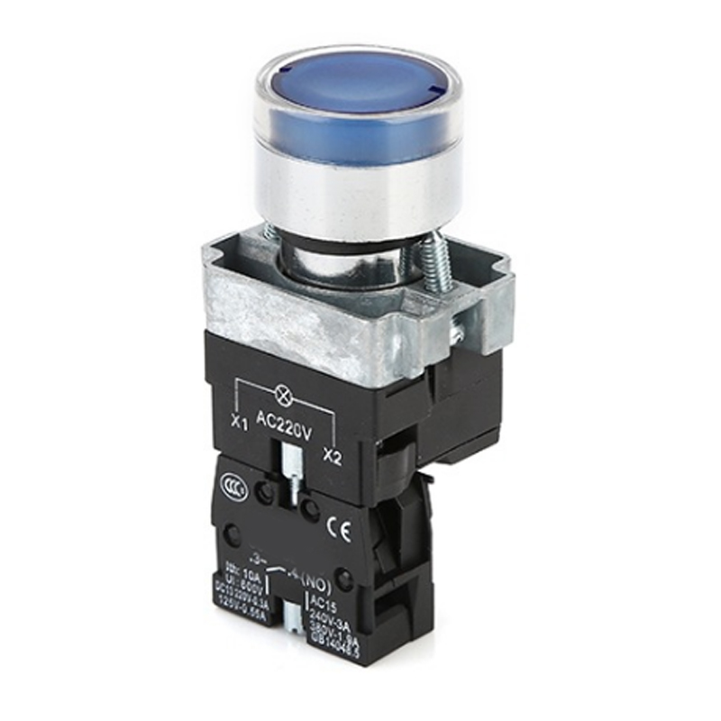 Ip65 Alta Qualidade 22Mm Led Vermelho Interruptor de Botão Industrial Momentâneo À Prova D 'Água Interruptor de Botão