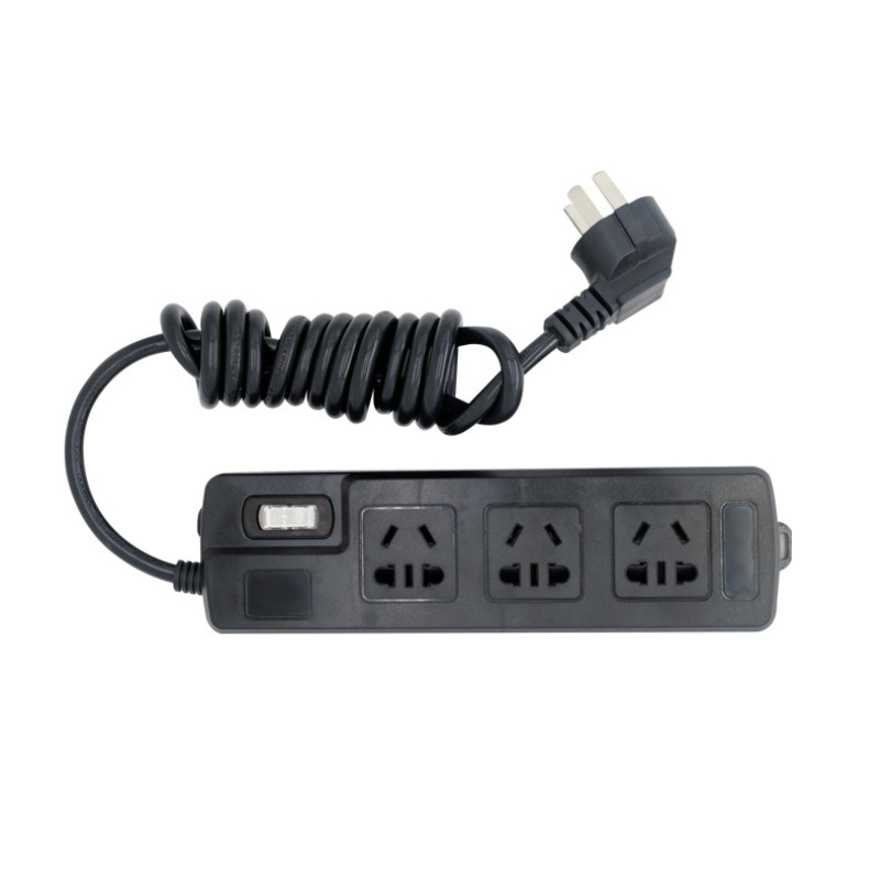 4 Way Extension Socket With Grounding EU Standard With Button With 2/3/5 Meters Cable Electrical Power Strip