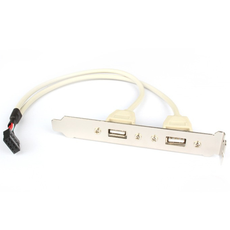 Popular USB 2-port external baffle cable data cable connection cable